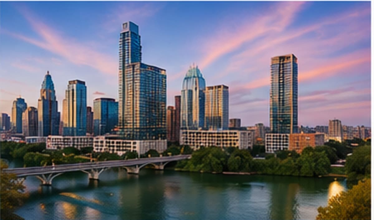 Austin, Texas skyline at sunset — Austin mortgage rates 2026 | Wise Capital Mortgage
