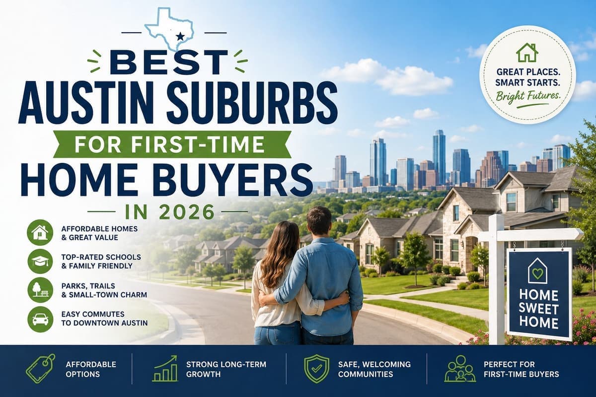 Best Austin Suburbs for First-Time Home Buyers in 2026 | Wise Capital Mortgage