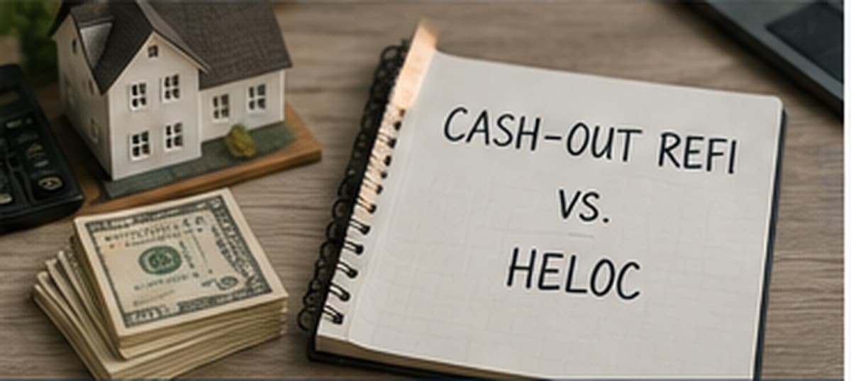 Cash-out refinance vs HELOC comparison — Wise Capital Mortgage, Austin TX