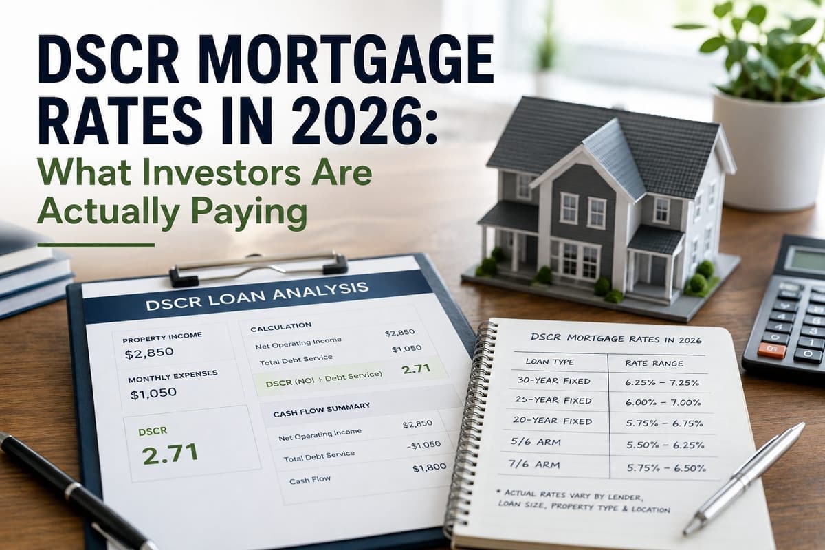 DSCR Mortgage Rates in 2026: What Investors Are Actually Paying | Wise Capital Mortgage