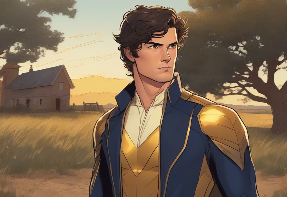 HOMEFRONT, Wise Capital Mortgage's home buyer hero, standing in front of a rural Texas home