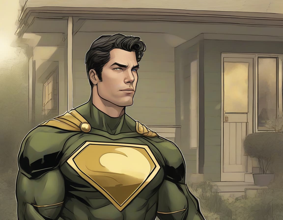 MAJOR VALOR, the Wise Capital Mortgage VA home loan hero, standing beside a home with equity represented as a glowing shield